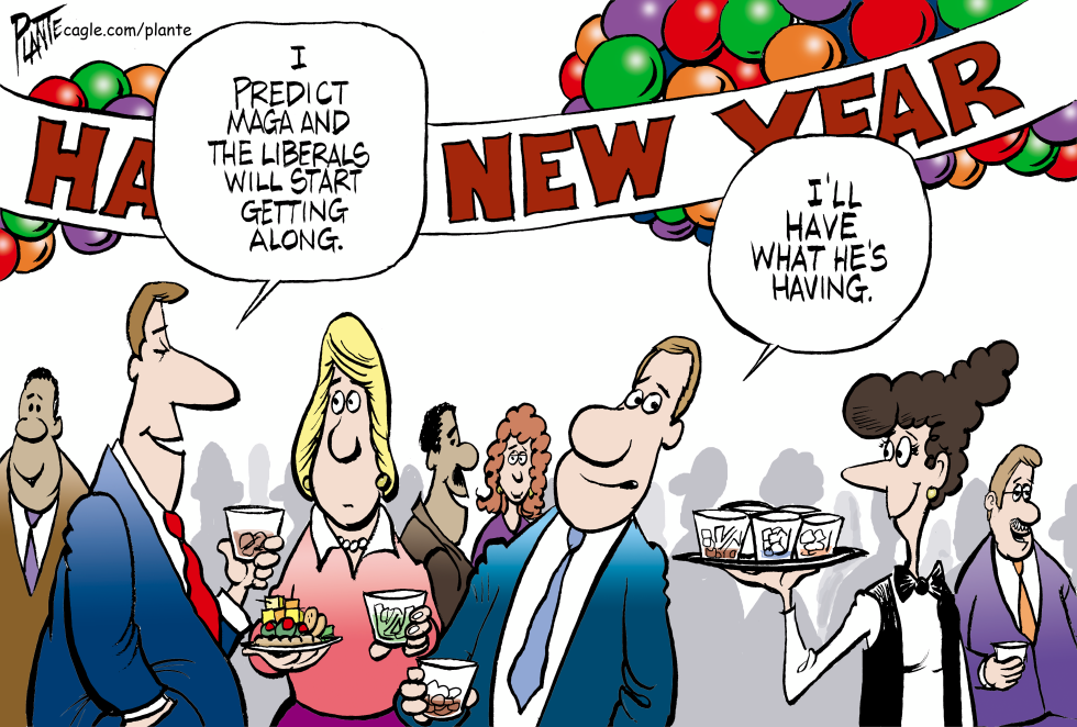 A partier makes a prediction