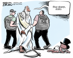 OLD YEAR WARNS NEW YEAR ABOUT ICE by Jonathan Brown