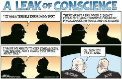 A LEAK OF CONSCIENCE by R.J. Matson