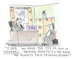 INFERNAL REVENUE SERVICE by Harley Schwadron