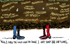 WHERE THERE IS SMOKE by Milt Priggee