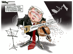CANCELS FUNDING FOR PBS & NPR by Bill Day