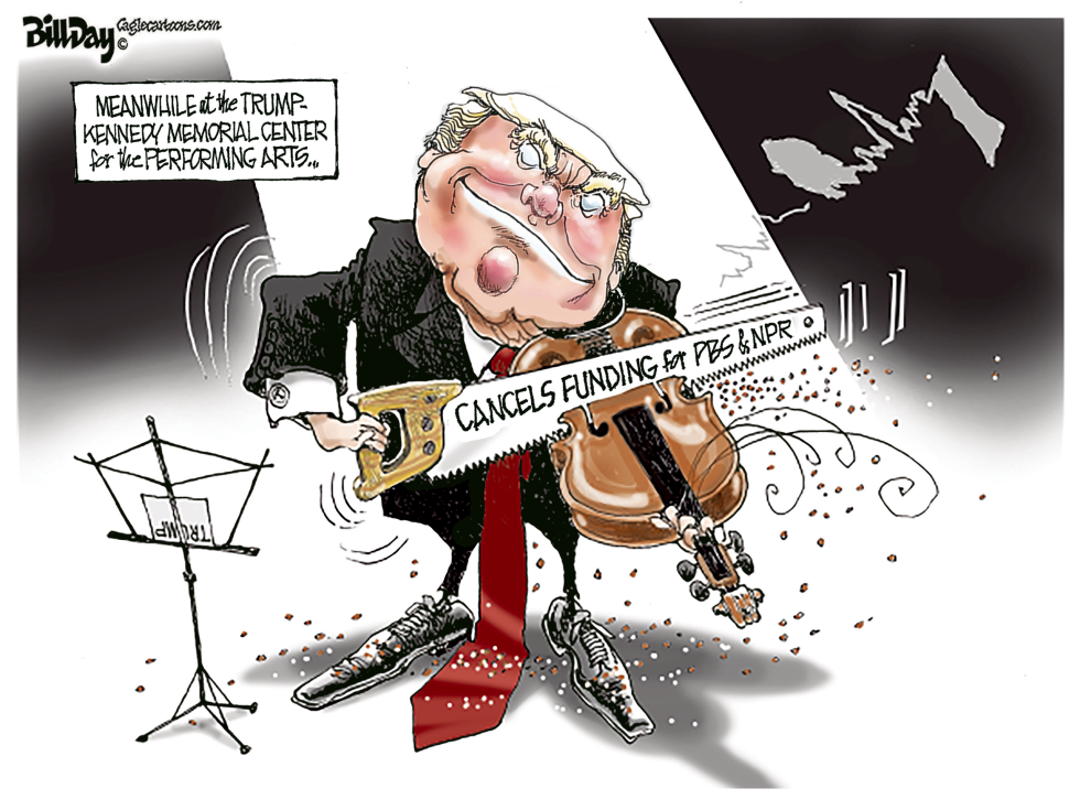 Cancels Funding for PBS & NPR