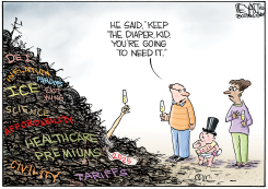 TOAST TO 2026 by Christopher Weyant