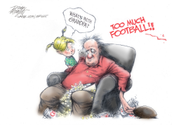 TOO MUCH FOOTBALL by Dick Wright