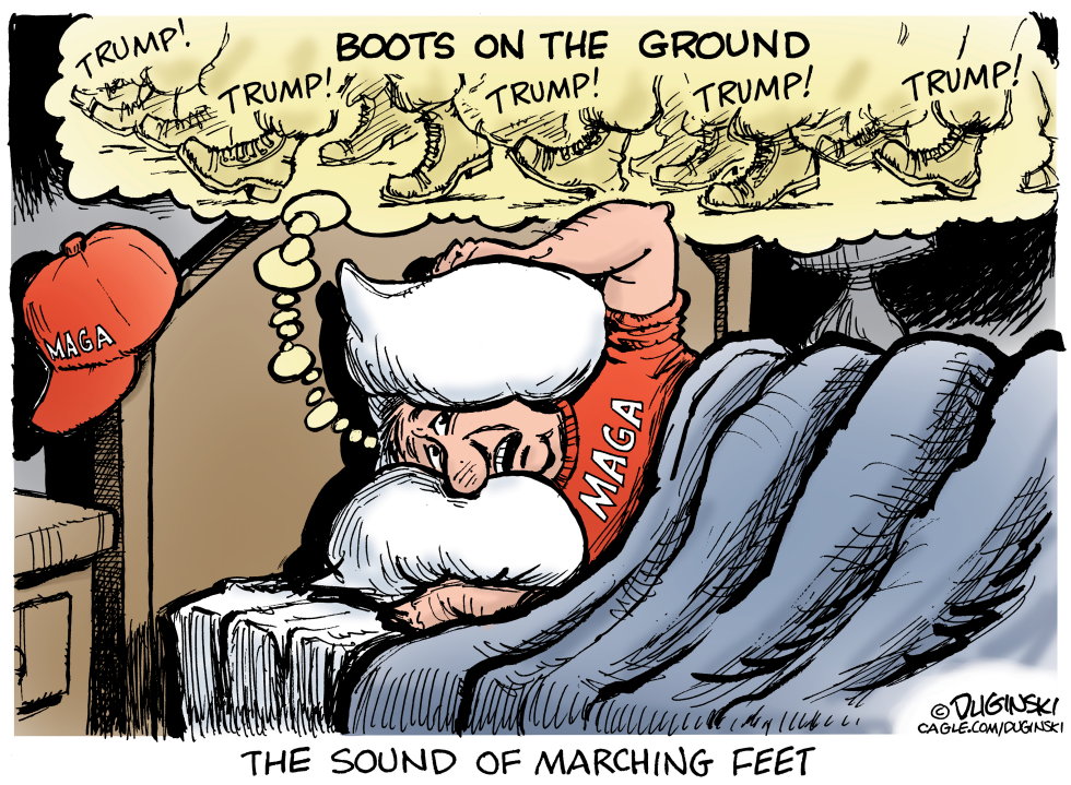 Nightmare of boots on the ground