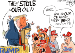 TRUMP AND VENEZUELA by Pat Bagley