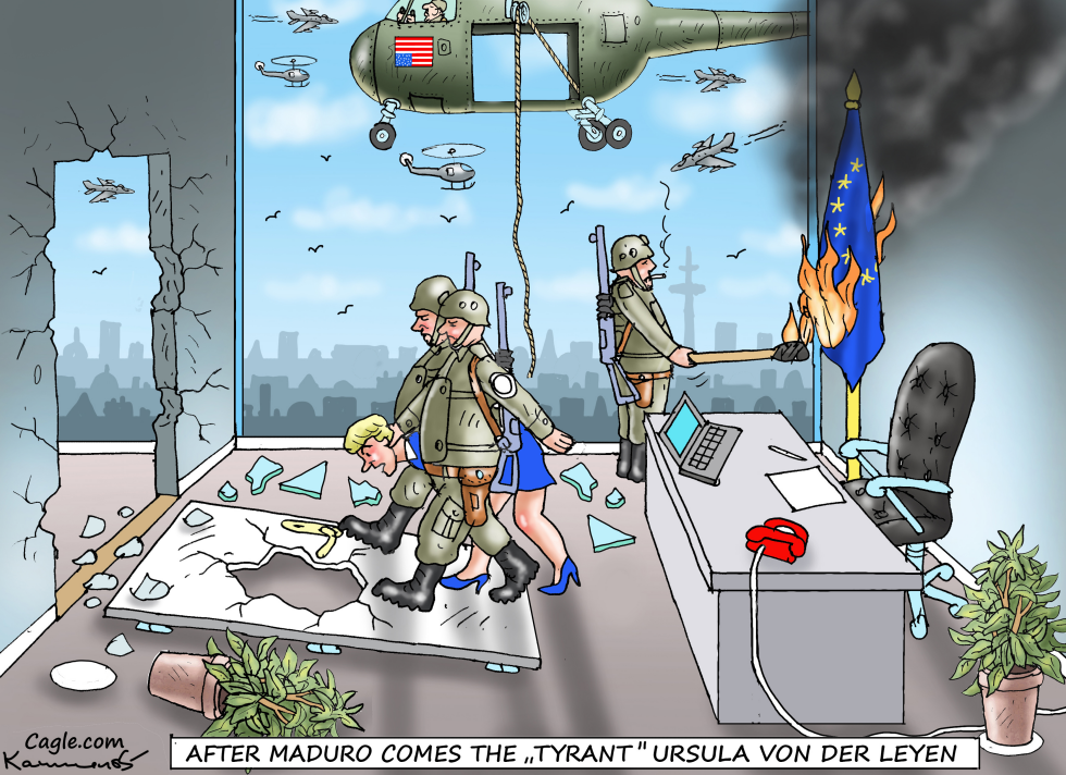 THE TYRANT URSULA VON DER LEYEN IS THE NEXT