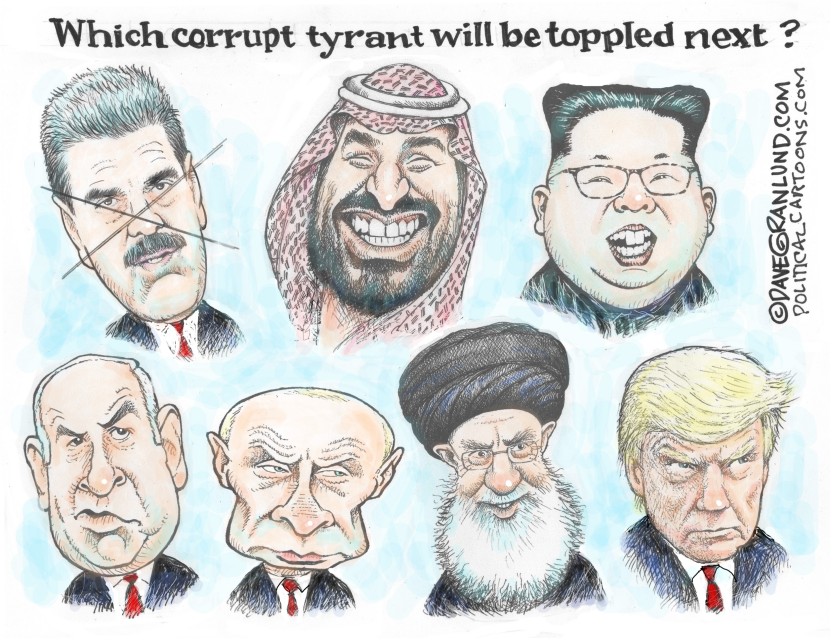 Toppling corrupt tyrants