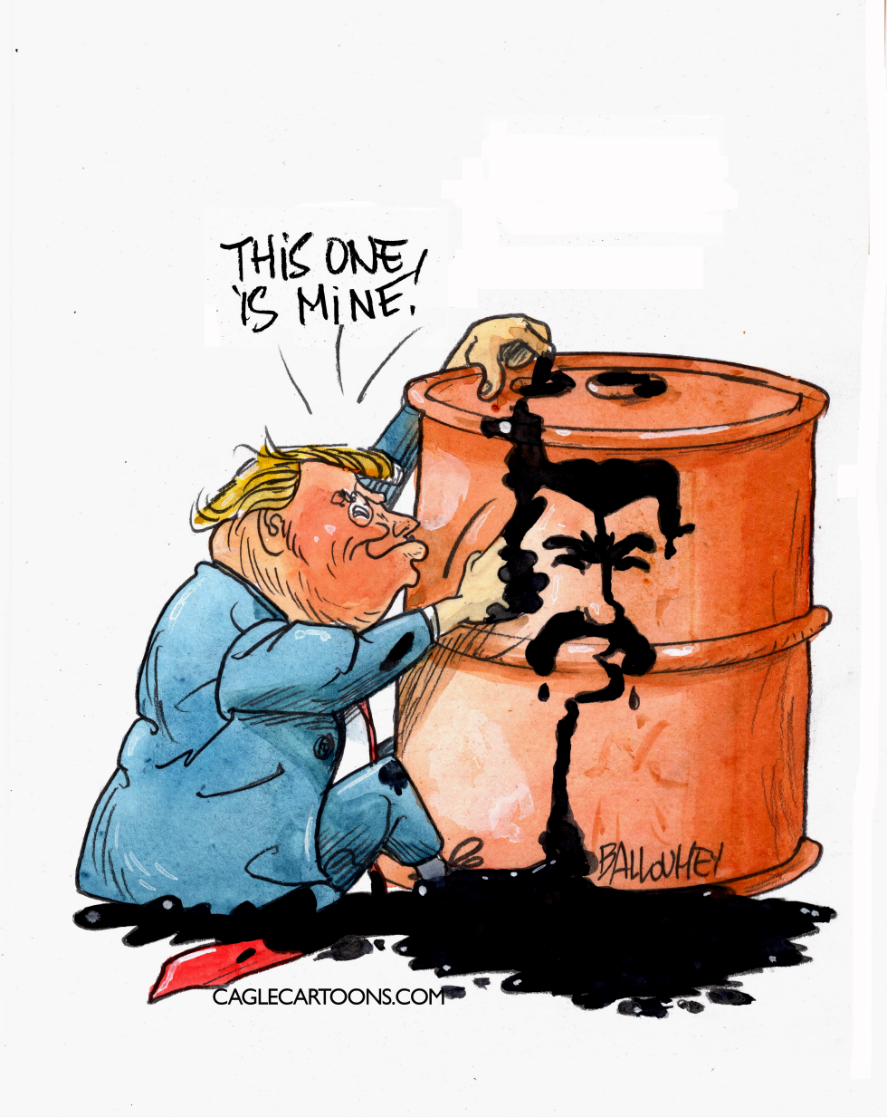 Trump catches Maduro