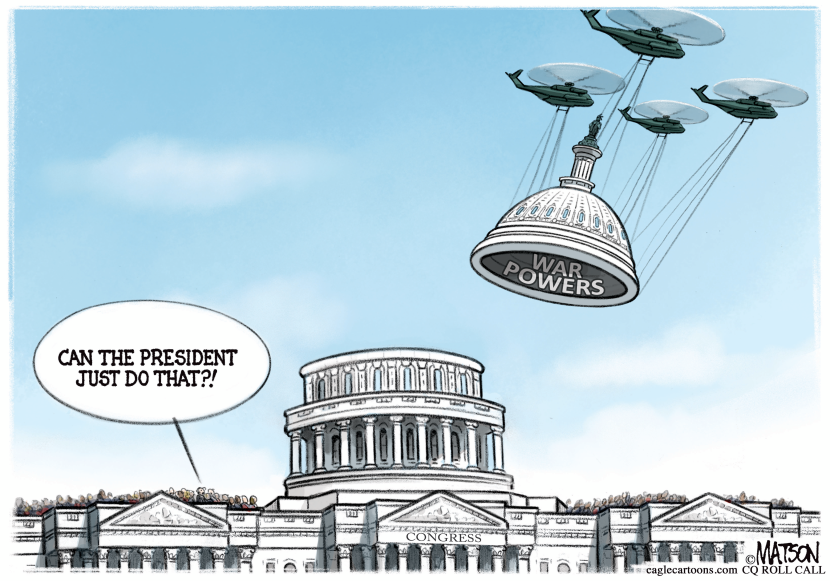 Trump Captures Congressional War Powers