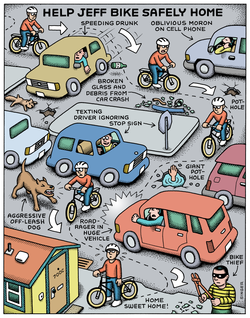 Help Jeff Bike Home
