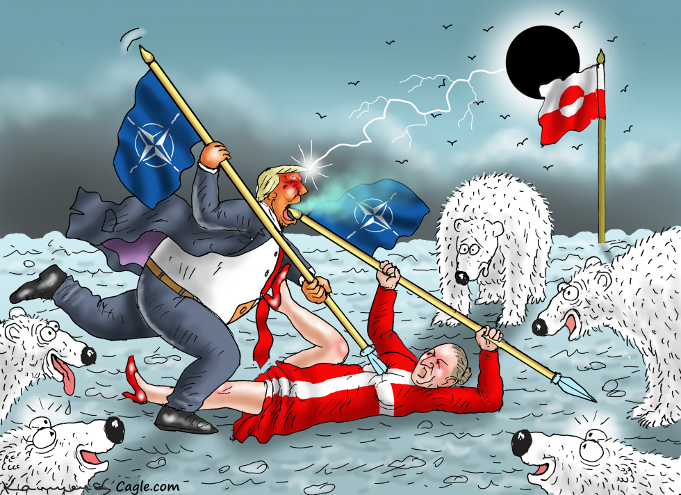 NATO TRUMP VS. NATO FREDERIKSEN IN GREENLAND