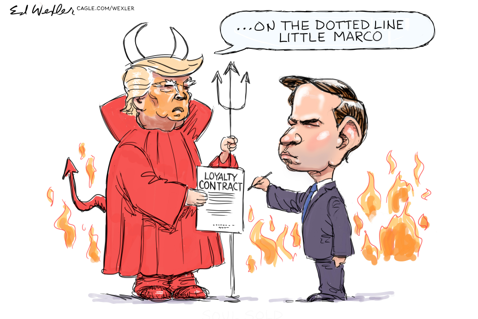Rubio And Devil Loyalty Contract