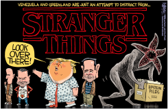 STRANGER THINGS EPSTEIN FILES by Rick McKee