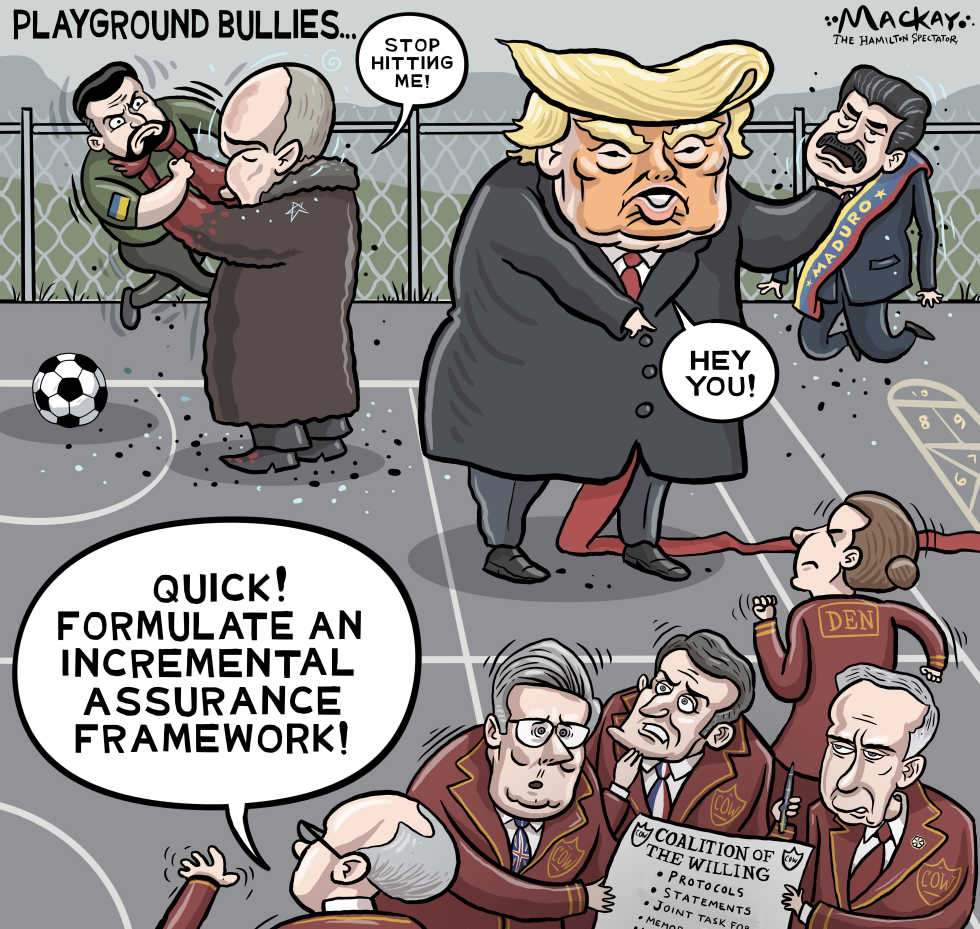 Democracies cowed by playground bullies