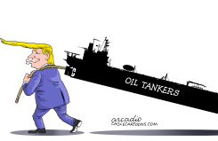 TRUMP TAKES DOWN THE GHOST FLEET IN THE CARIBBEAN by Arcadio Esquivel