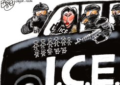 ICE SHOOTING by Pat Bagley