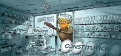 TRUMP IS A BULL IN A SHOP by Patrick Corrigan