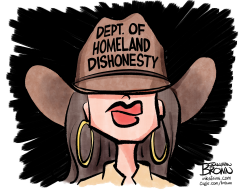 KRISTI NOEM IS HEAD OF DEPT OF DISHONESTY by Jonathan Brown