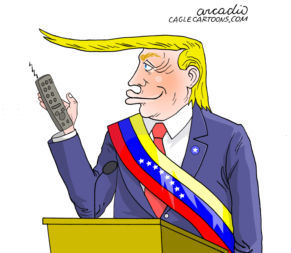 Trump takes control of Venezuela