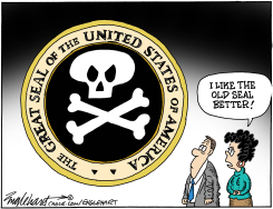 THE GREAT SEAL OF THE UNITED STATES by Bob Englehart