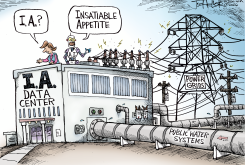 DATA CENTER APPETITE by Joe Heller