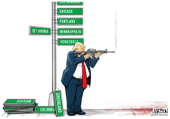 A TRUMP ESCALATION OF VIOLENCE ON 5TH AVENUE by R.J. Matson