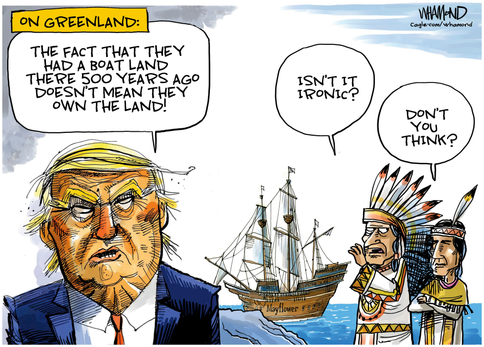 Trump questions Denmark's claim to Greenland