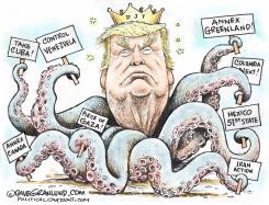 KING DONALD TENTACLES by Dave Granlund