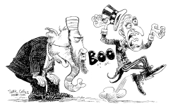 REPUBLICAN SCARE TACTICS by Daryl Cagle