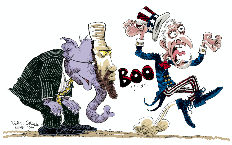  REPUBLICAN SCARE TACTICS by Daryl Cagle