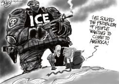 ICEY WELCOME TO US by Pat Bagley