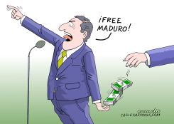 SUPPORT FOR MADURO DRIVEN BY DIRTY MONEY by Arcadio Esquivel