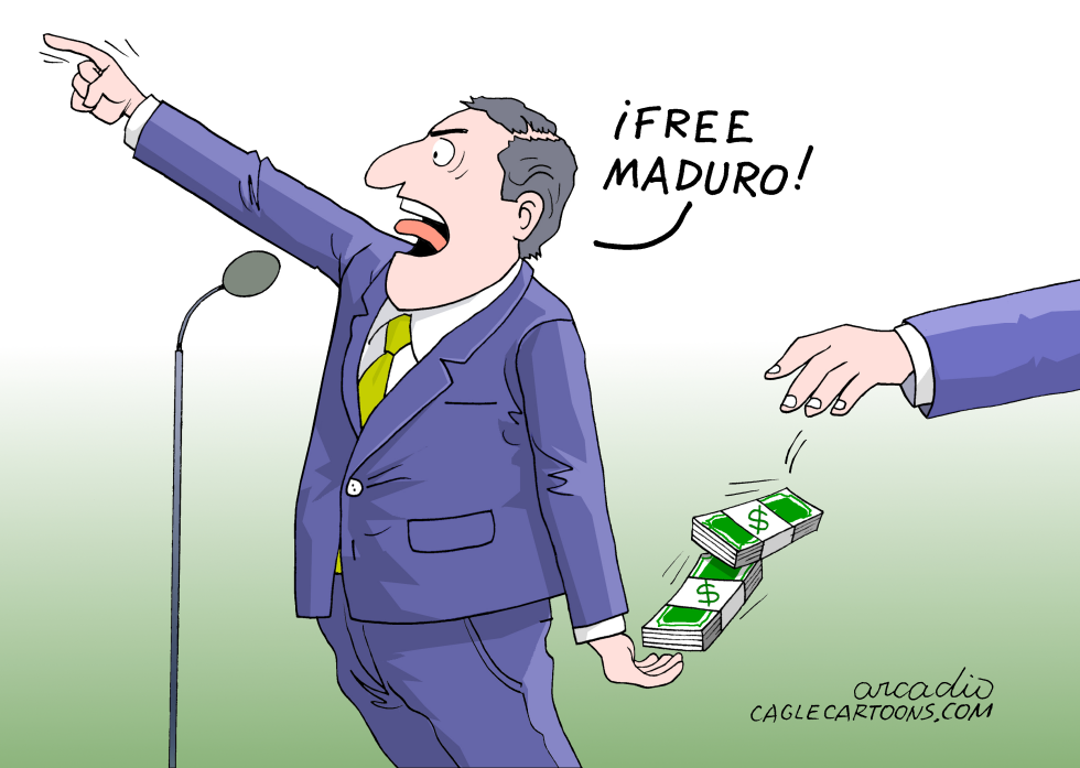 Support for Maduro driven by dirty money.