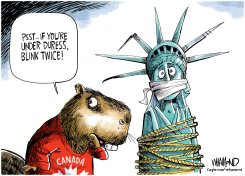 U.S. UNDER DURESS by Dave Whamond