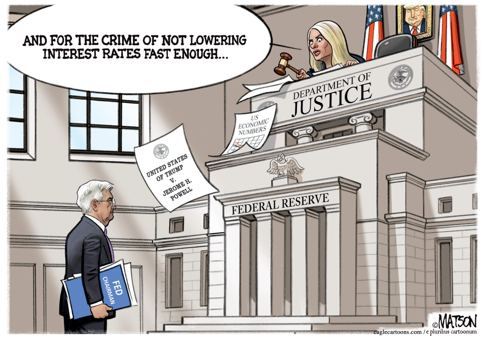 Trump DOJ Prosecutes Federal Reserve Chairman