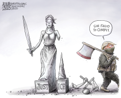 AMERICAN JUST ICE by Adam Zyglis