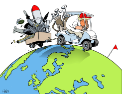 TRUMP GOES FOR THE WIN by Hajo de Reijger