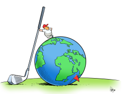 A HOLE IN ONE by Hajo de Reijger