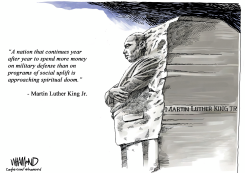 MARTIN LUTHER KING JR.  by Dave Whamond
