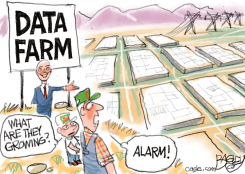 DATA FARMS by Pat Bagley
