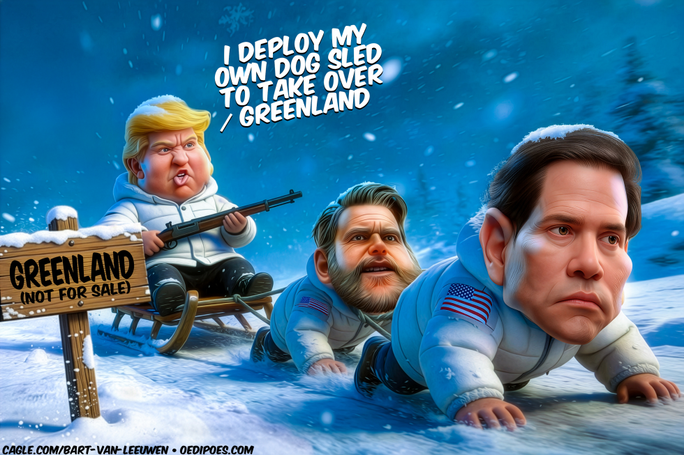 Trump Dog Sled
