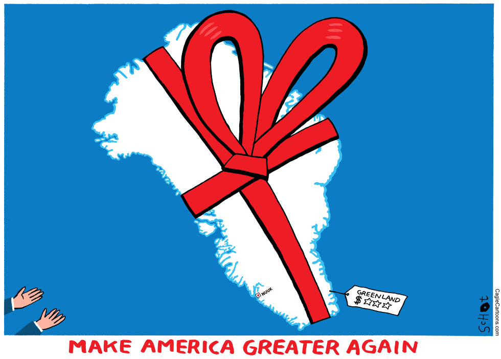 Greenland as a present for USA with price tag