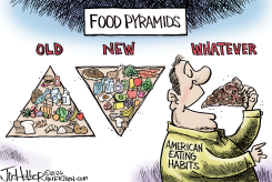 FOOD PYRAMIDS by Joe Heller