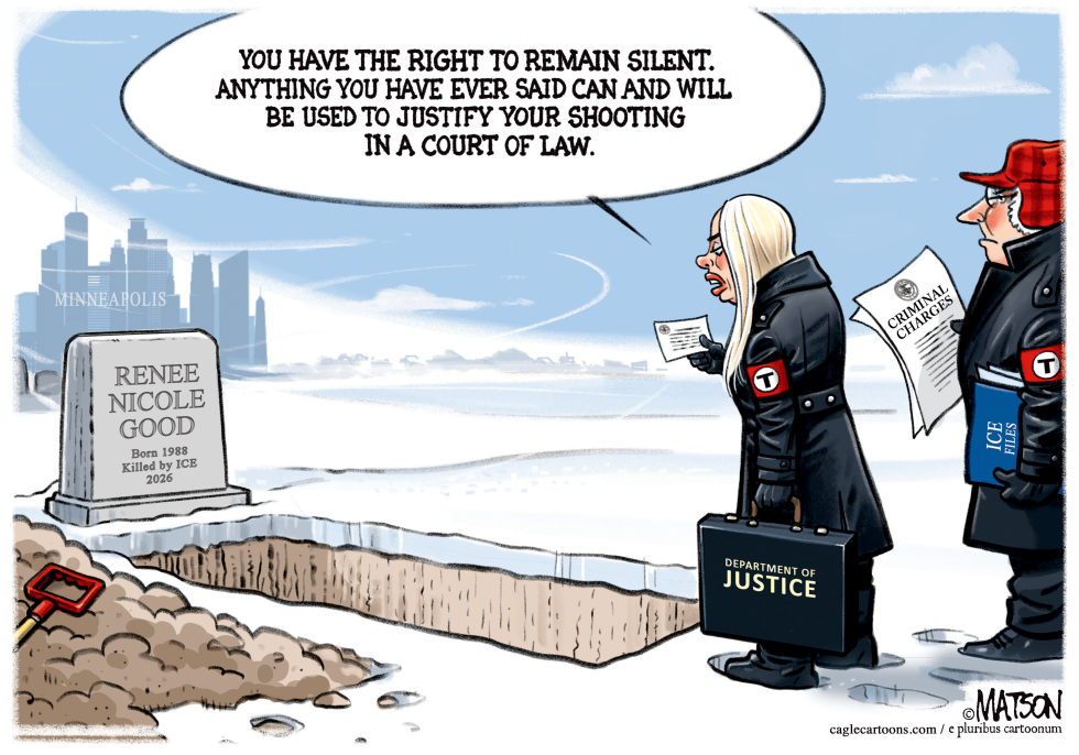 Justice Department Reads Renee Good Her Rights