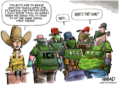 ICE DEPLOYMENT by Dave Whamond
