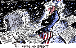 THE CHILLING EFFECT by Milt Priggee