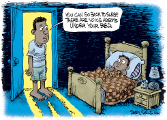 ICE UNDER THE BED by Daryl Cagle