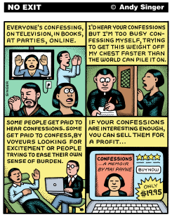 THOUGHTS ABOUT CONFESSIONS by Andy Singer
